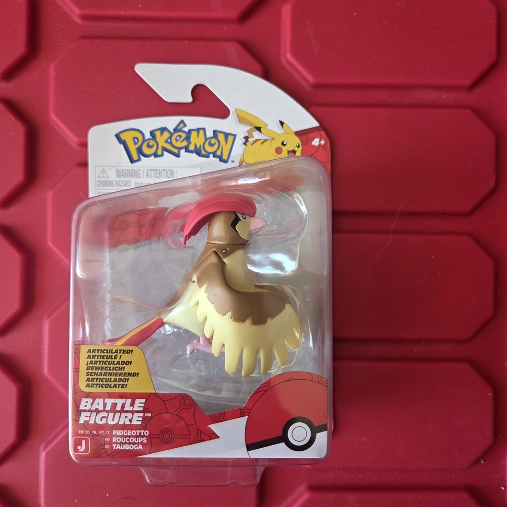 Jazwares Pokemon Pidgeotto Battle Figure Action Figure Sealed 2025 RARE! New!